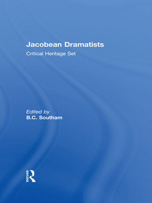 cover image of Jacobean Dramatists